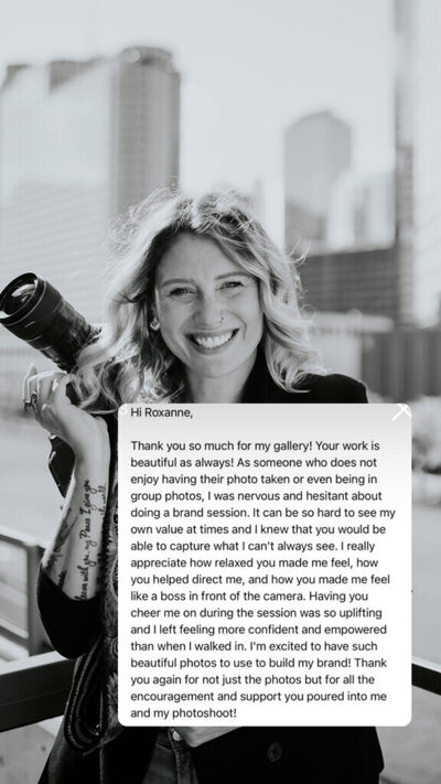 brand photographer client reviews