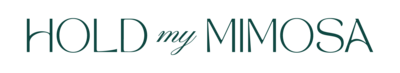 Teal Hold My Mimosa Logo