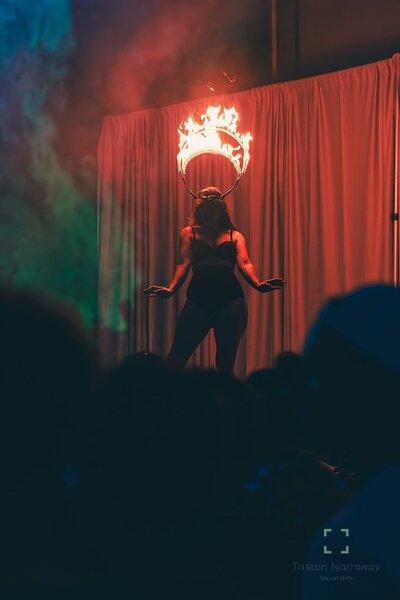Fire performer