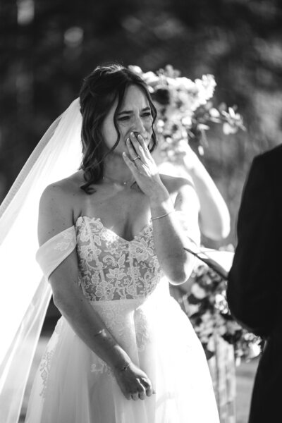 Loon Lodge wedding had this bride feeling all the feelings