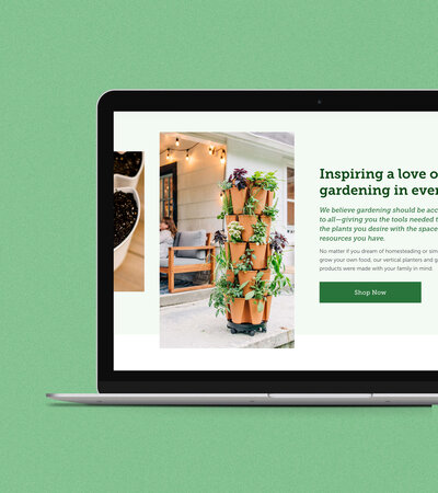 Luxury interior designer custom Showit website design