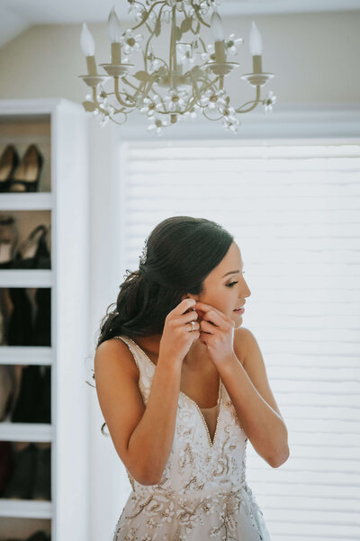 Bride Getting Ready