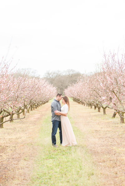 Engagement photos at Das Peach Haus