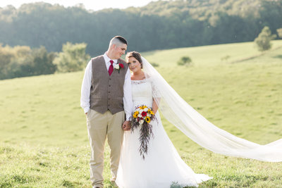MIddlefork Barn Red & Sunflower Wedding-2