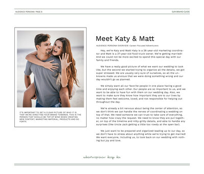 picture of man and woman hugging with description