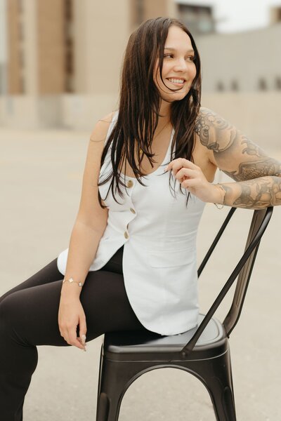 Destinee Rosemurgy Owner of Destinee Design, a design studio for beauty, fashion, wellness & lifestyle brands looking for timeless and elegant design.