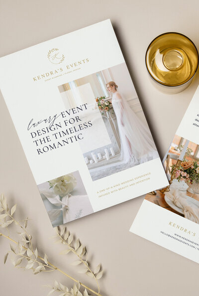 stationery design for luxury wedding planner