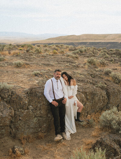 eastern washington desert elopement