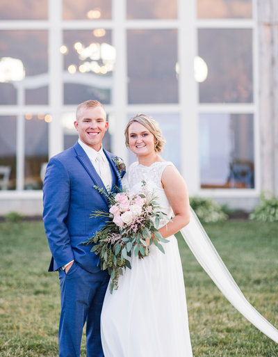 Elizabeth Hill Photography Rustic Pink and Navy Barn Wedding North Carolina_-189