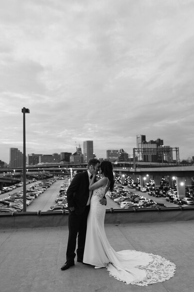 Baltimore Wedding Couple at Winslow by Peach May Photography