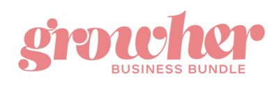 Grow Her Business Bundle Logo Pink