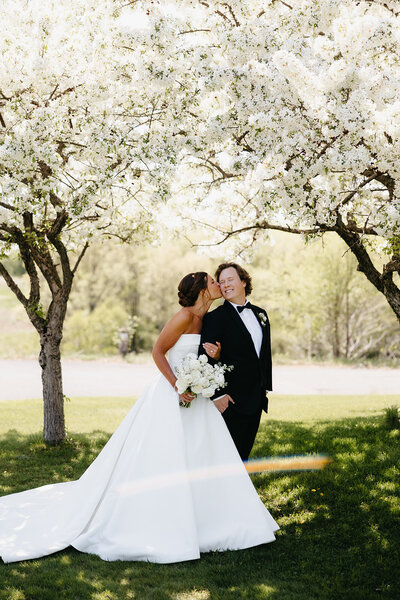 couple at wedding venue 