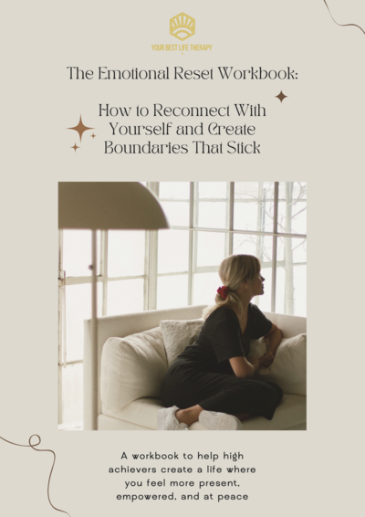 A free workbook provided by Your Best Life Therapy in Santa Monica, CA