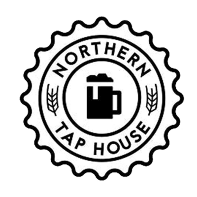 Logo with text "Northern Tap House" and an icon of a beer