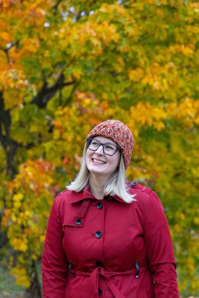  Cocomoco's founder takes a reflective autumn stroll, embracing the season's charm.