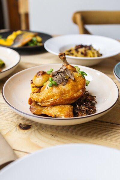 Delicious Chicken Dish at Mystico Italian Restaurant in Manchester, VT