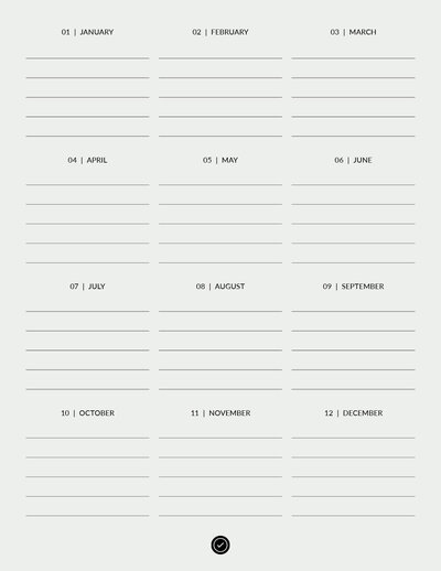 Notebook No 12 Digital Planner by Click 2 Plan-179