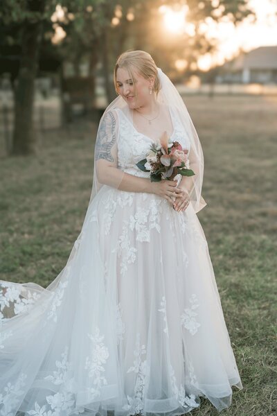 boho western couple at The Forever Farm Rhome tx
