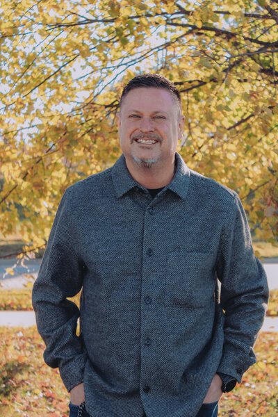 Portrait of a man smiling at the camera