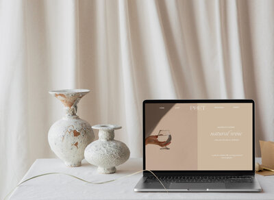 Website Design Laptop The Poet