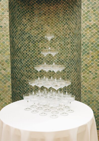 Champagne Tower Shot