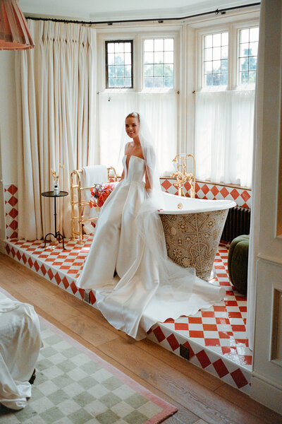 35mm bridal portrait at Kin House