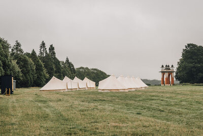 65 ft tall arch at larmer tree gardens