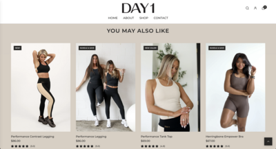 day1fit.com website homepage