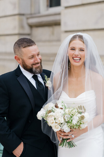 Pittsburgh elegant wedding photo