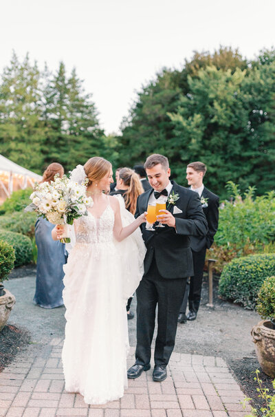 Beautiful Backyard wedding in new hampshire