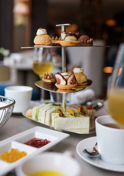 Afternoon tea photography at Four Seasons Tokyo by Fenja, luxury hotel and gastronomy photographer.