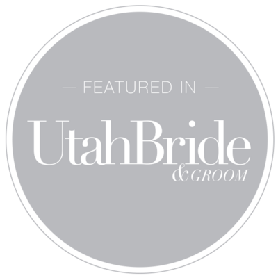utah bride magazine featured badge