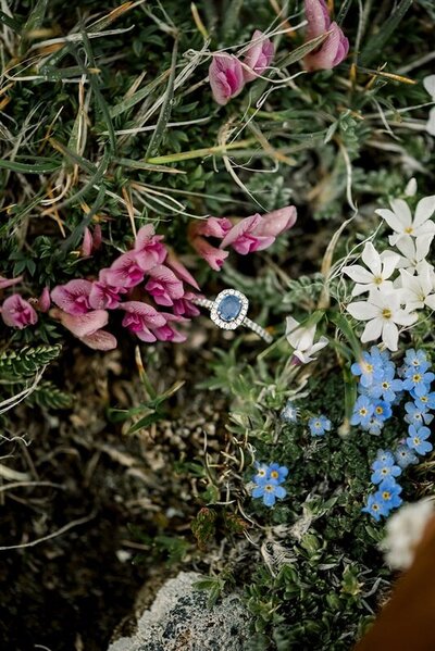 engaged ring shot