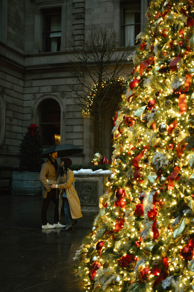 NYC Christmas Couples Session-65