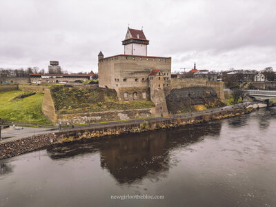 Narva Castle in Narva, Estonia