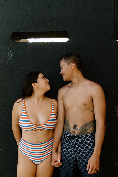 An beach engagement session in Laguna Beach, California.