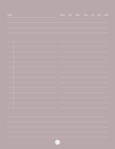 Notebook No 10 Digital Planner by Click 2 Plan-137