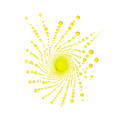 Spiral Design in Star of Pop Art Showit Template