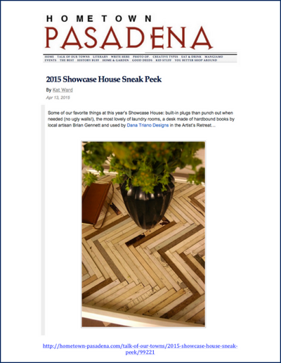 Hometown Pasadena article featuring work by interior designer Dana Triano of Dana Triano Designs
