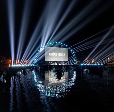Venice italy amfAR fundraising