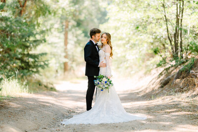 Pine Rose Lake Arrowhead Wedding Photographer