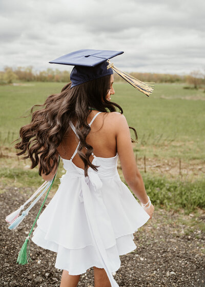 graduation portrait photographer at uconn in connecticut by Sara McIngvale Photography