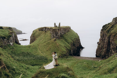 Amanda and her husband in ireland