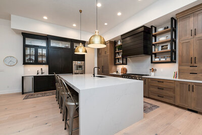 Luxury design of a kitchen by Idaho Luxury Custom Home builder Thompson Homes