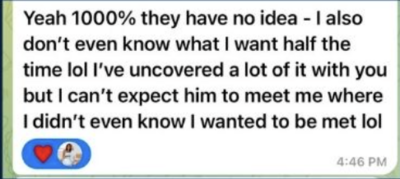 Screenshot of testimonial highlighting major mindset shifts and clarity achieved through Emily Michele’s mentorship.