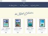 Shop slideshow mobile website plus template Wanderlust Weddings