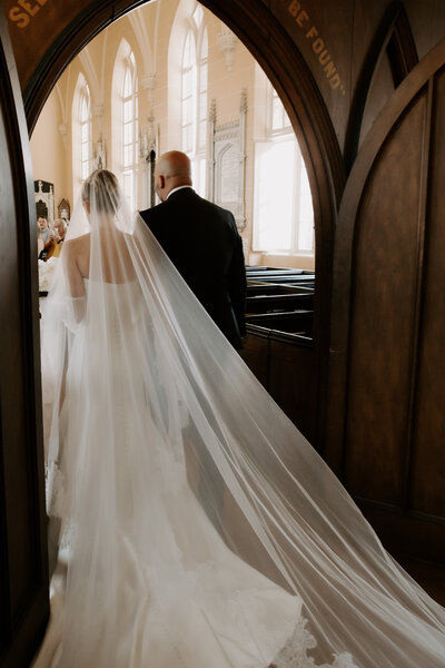 Church Wedding in downtown Charleston