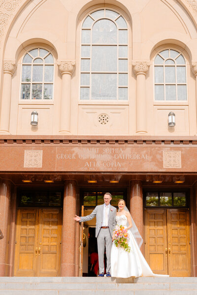 St Sophia's Greek Orthodox Church Wedding in the Spring in DC