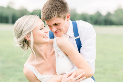 bride and groom portrait in Houston, TX