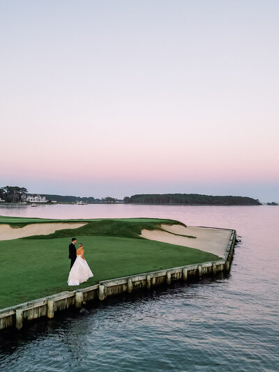 Colorful Tented Fall Wedding with Private by Seaside View at Rehoboth Beach Country Club